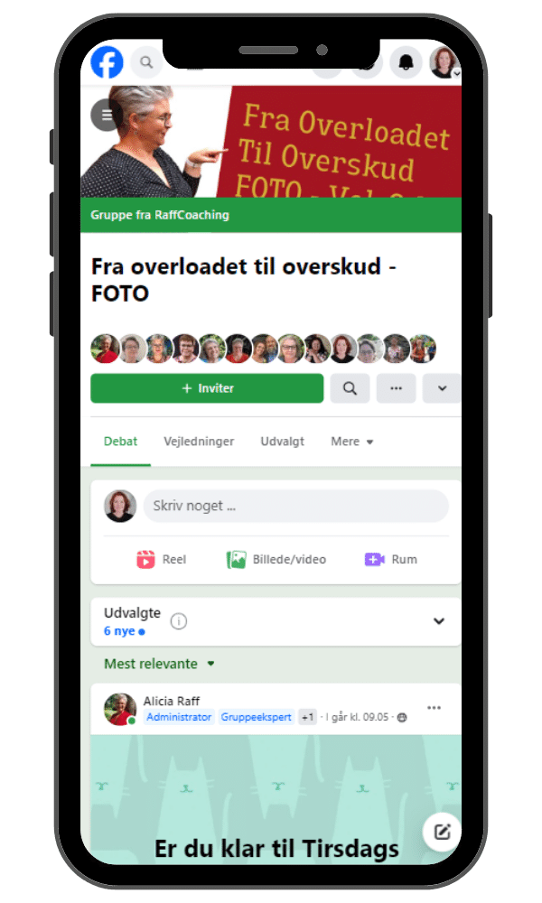 FOTO facebook gruppe vist i mobilformat